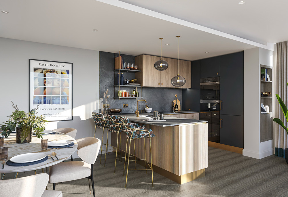 Kitchen view of Camden Goods Yard Image 1