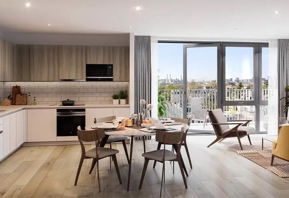 Kitchen view of Clapham Place Image 1
