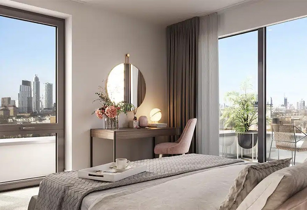 Bedroom view of Clapham Place Image 2