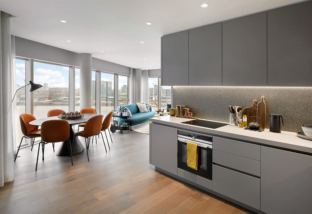 Kitchen view of Greenwich Peninsula Image 1