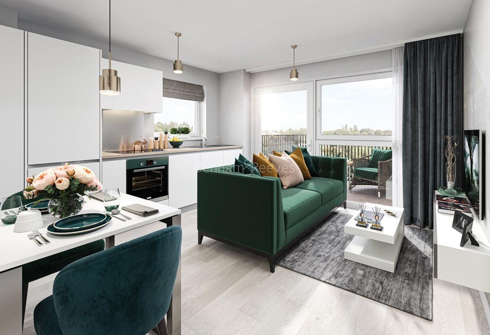 Kitchen view of New Market Place Image 1