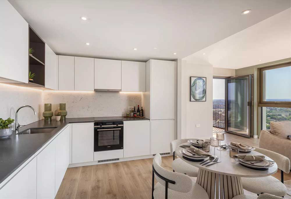 Kitchen view of One Thames Quay Image 1
