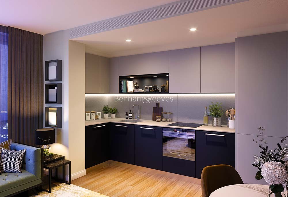 Kitchen view of Oval Village Image 1