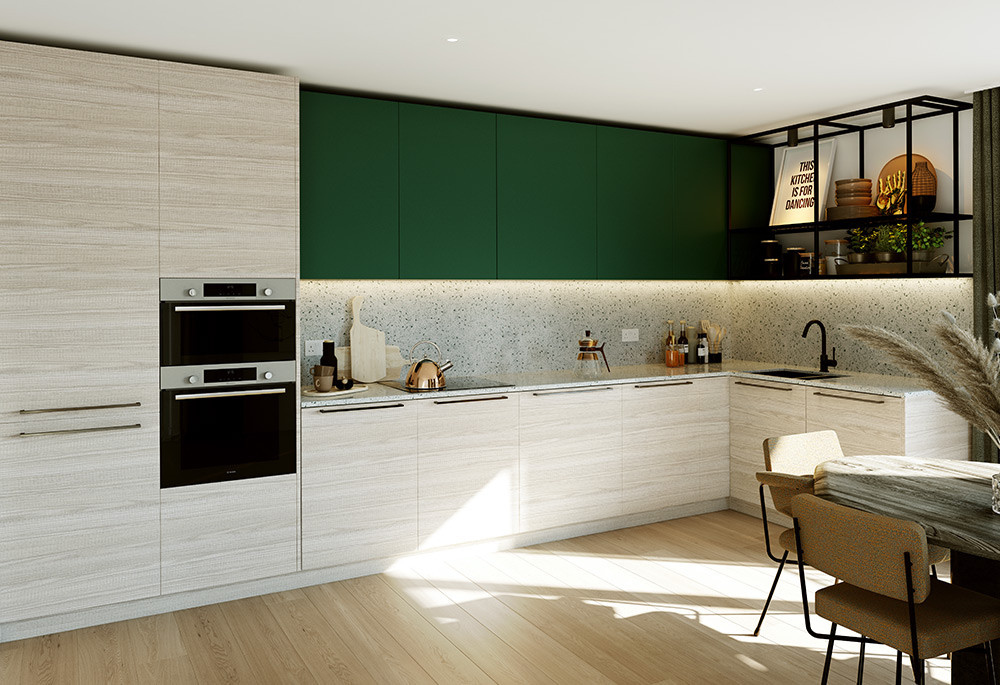 Kitchen view of Poplar Riverside Image 1
