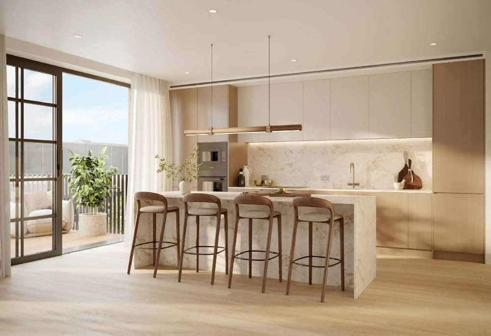 Kitchen view of Ransome’s Wharf Image 1