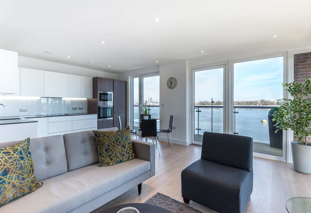 Kitchen view of Royal Arsenal Riverside Image 2