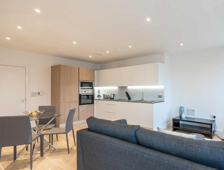 Kitchen view of Royal Arsenal Riverside Image 1
