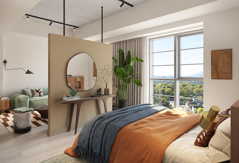 Bedroom view of The Founding Image 1