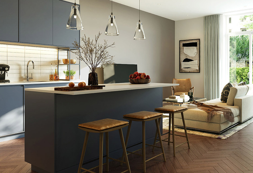 Kitchen view of Brent Cross Town Image 1