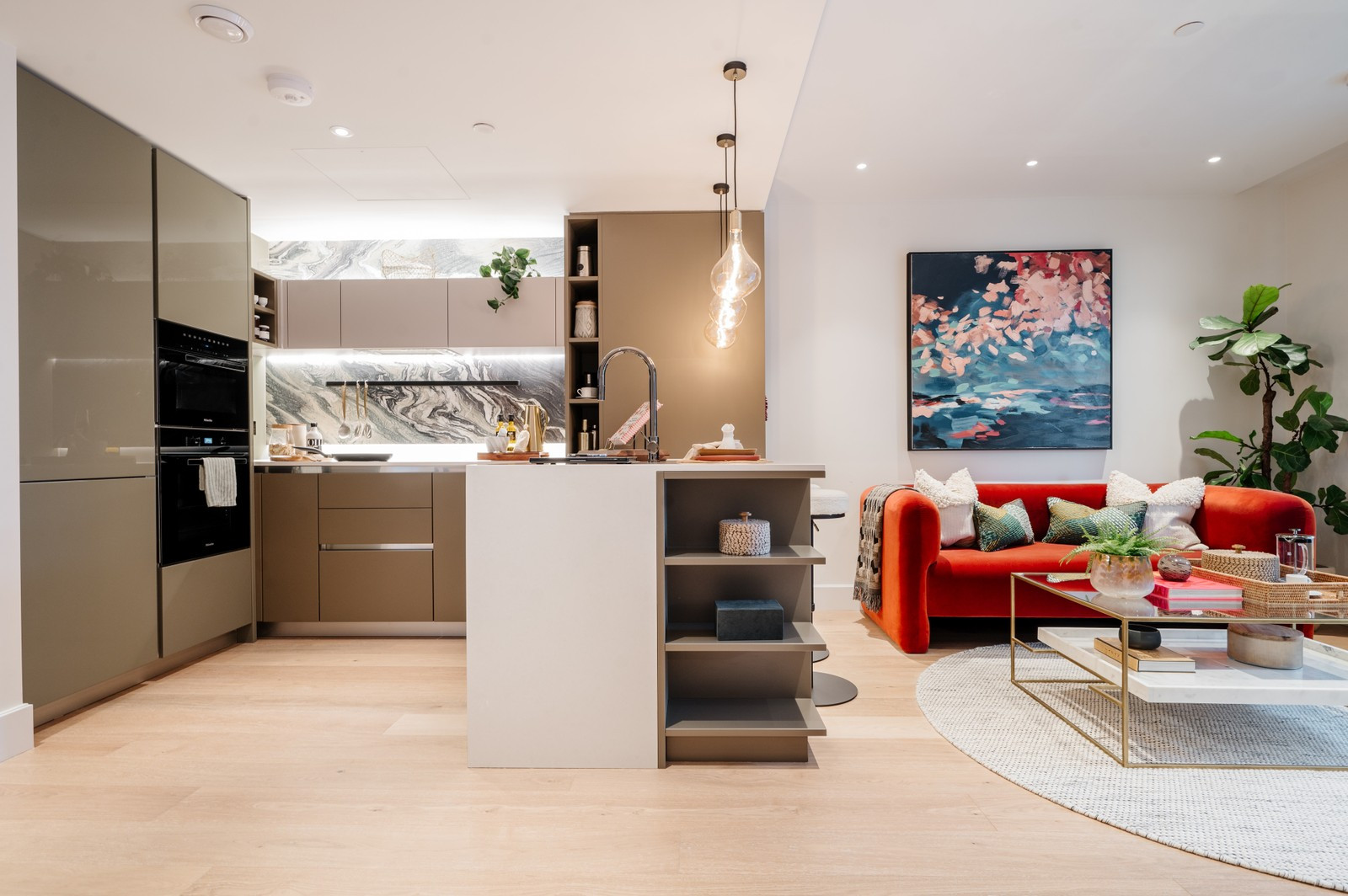 Kitchen view of White City Living Image 1