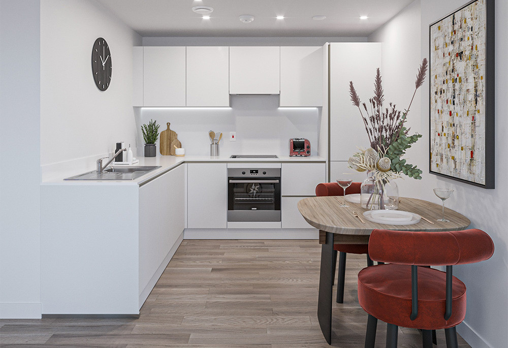Kitchen view of Wembley Park Gardens Image 1