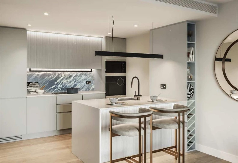 Kitchen view of White City Living Image 1