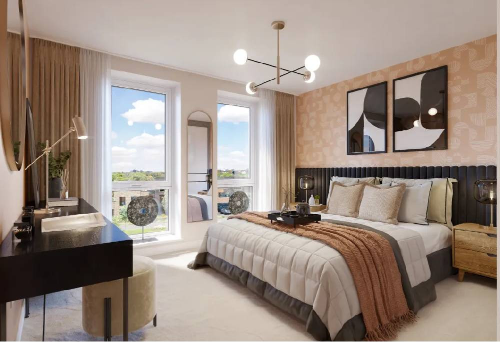 Bedroom view of Canalside Quarter Image 1