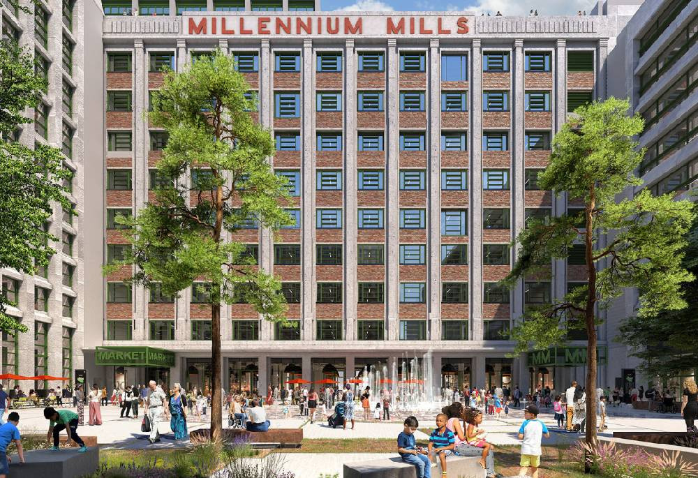 Exterior view of Millennium Mills Image 1