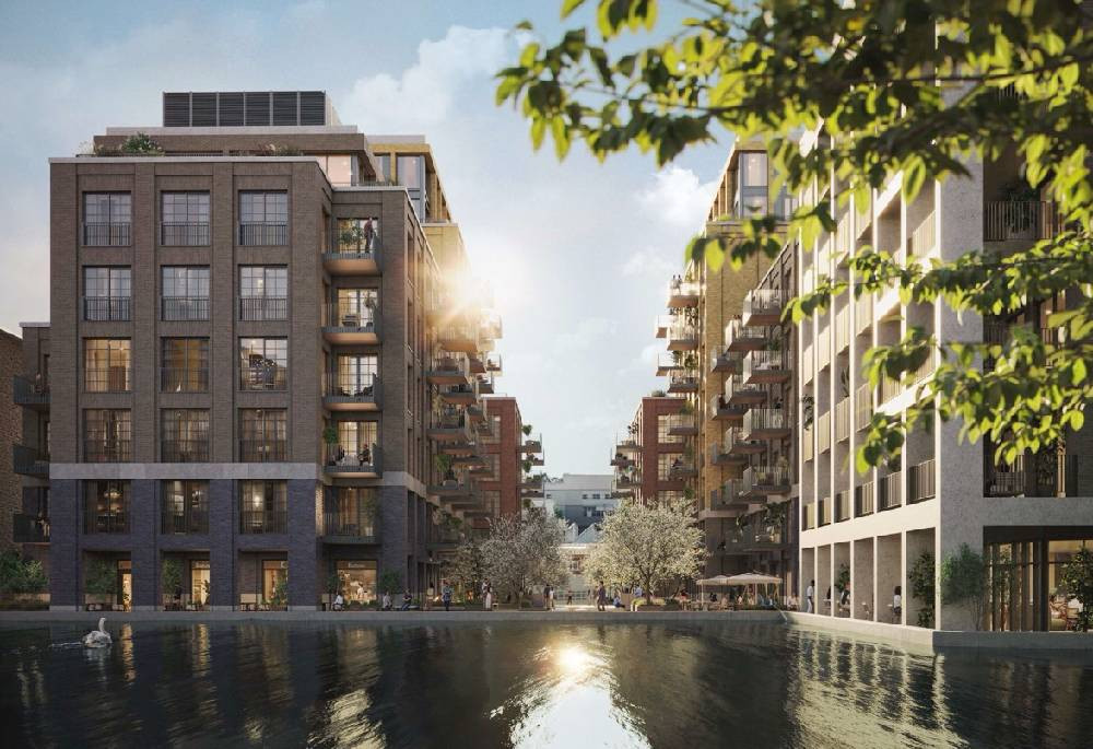 Exterior view of Ransome’s Wharf, Battersea Image 1