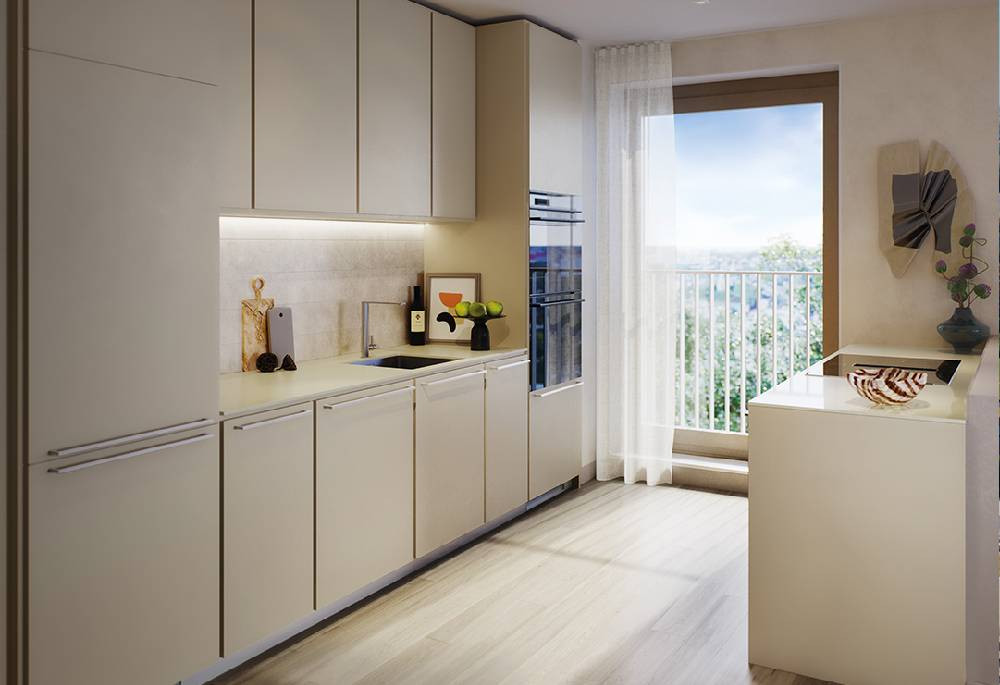 Kitchen view of Shoreditch Parkside Image 1