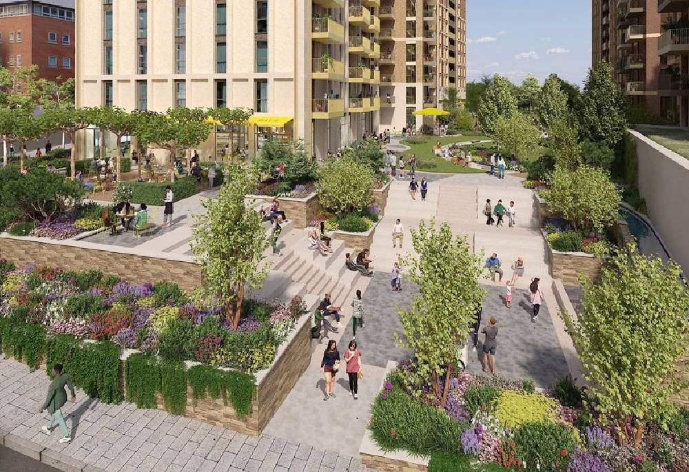 Exterior view of Sutton Garden Square Image 4