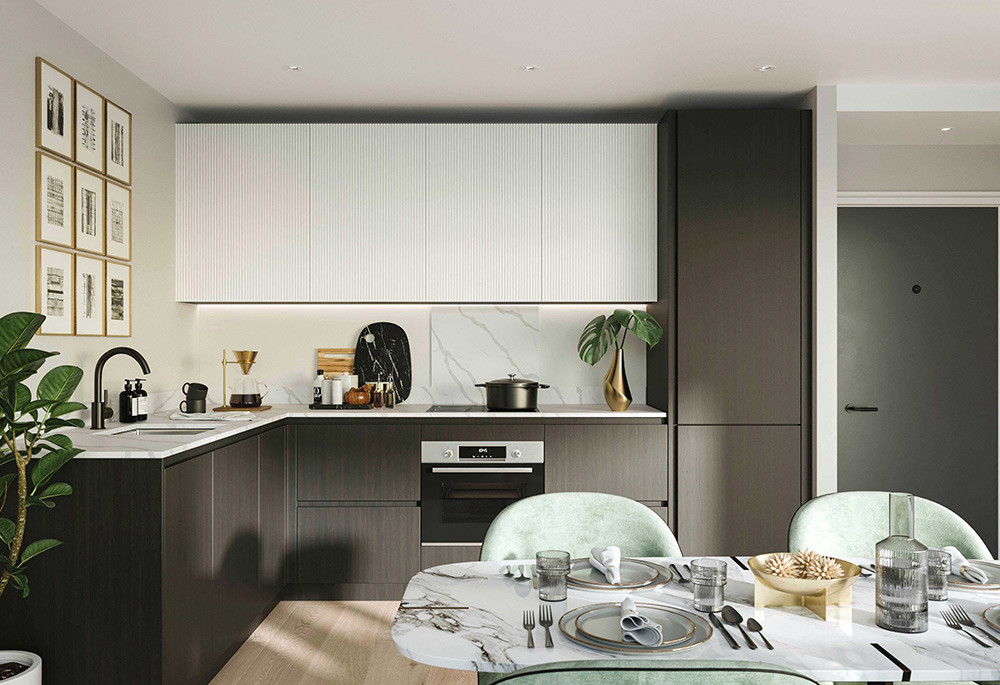 Kitchen view of The Verdean Image 1