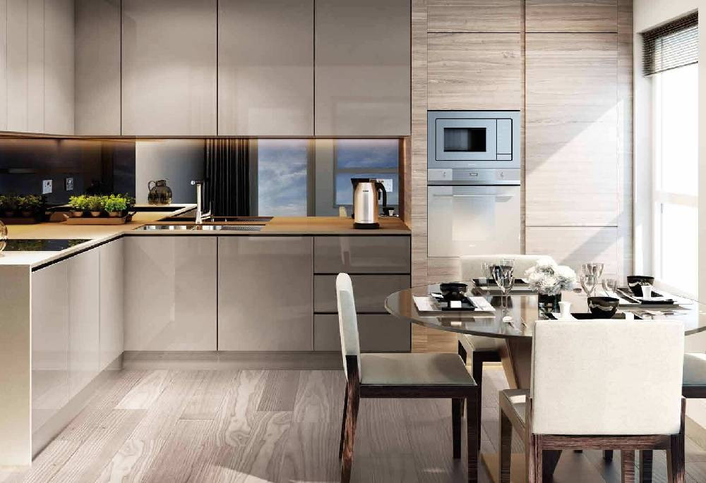 Kitchen view of Smithfield Square Image 1