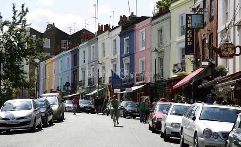 Notting Hill Gatearea view