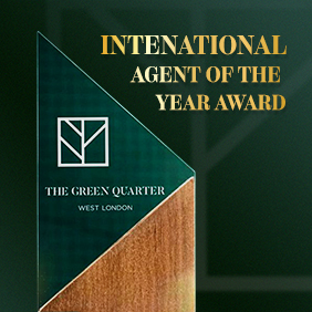 Best International Estate Agents award - Benham and Reeves