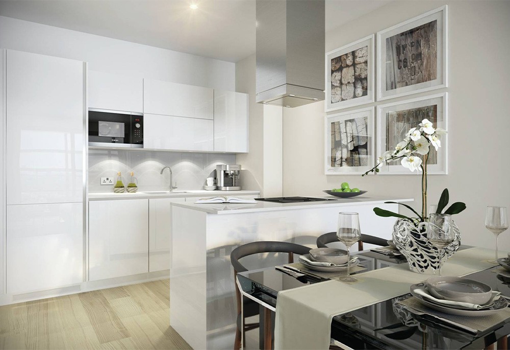 Kitchen view of City North Image 1