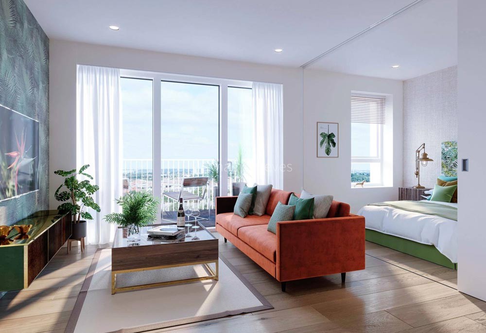 Bedroom view of Alexandra Gate Image 1
