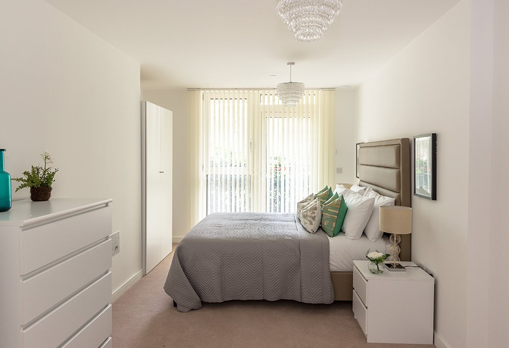 Bedroom view of Enderby Wharf Image 1