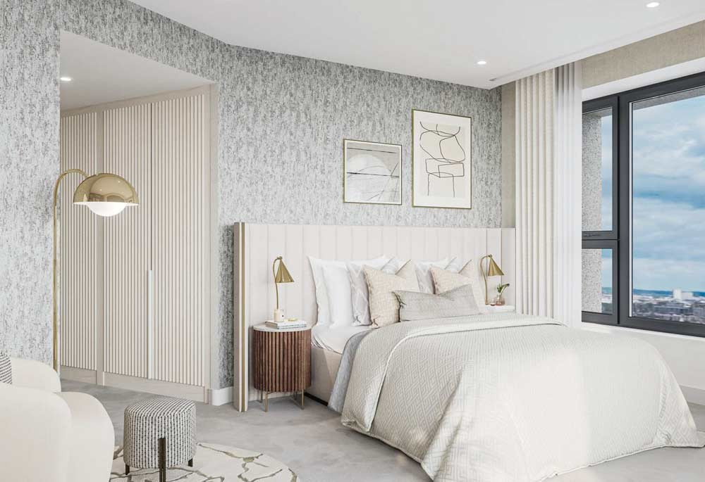Bedroom view of London Square Image 1