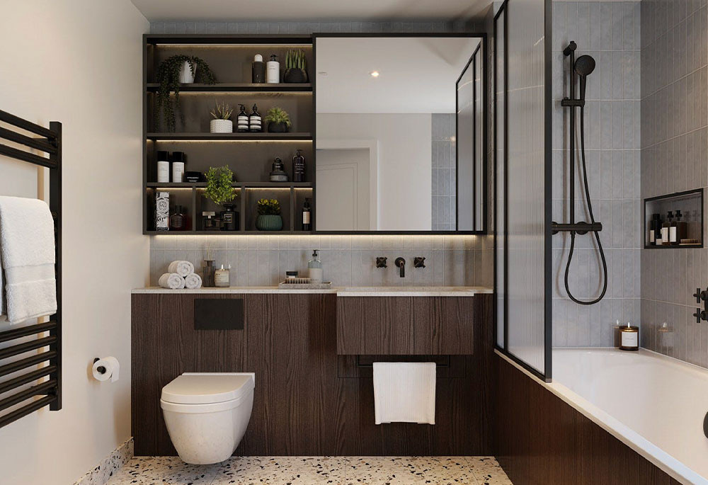 Bathroom view of Broadway East Image 1