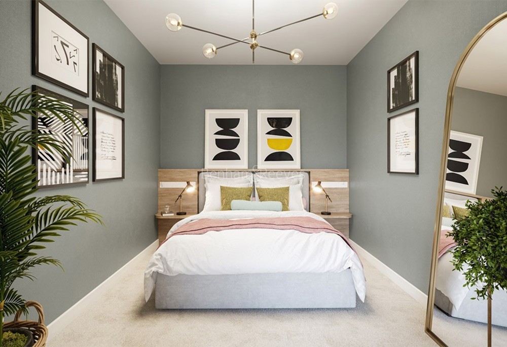 Bedroom view of Chobham Manor Image 1