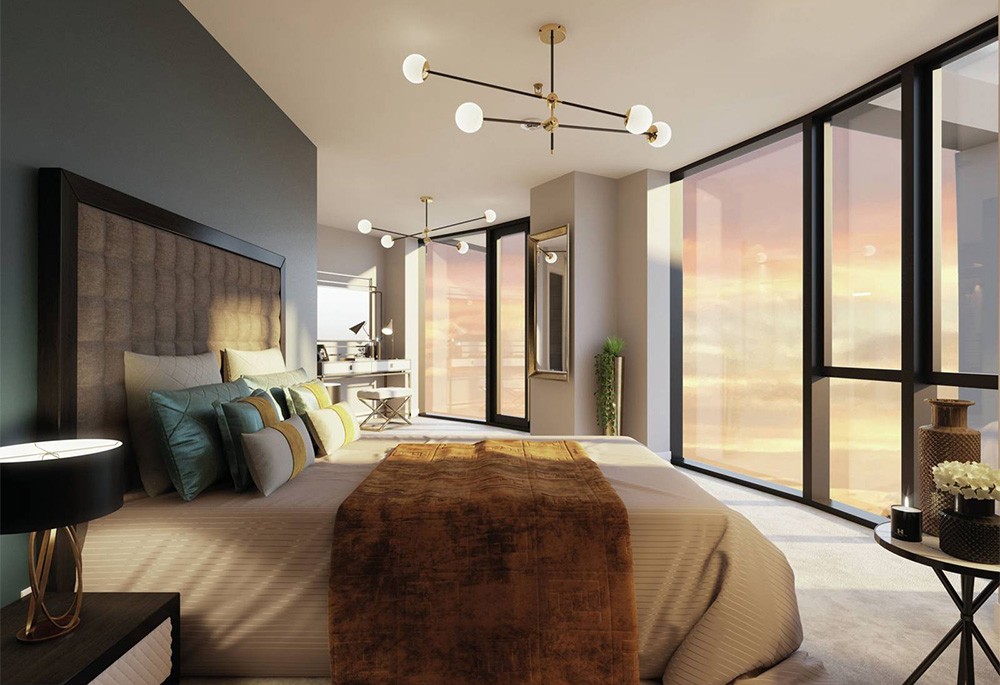 Bedroom view of City North Image 1