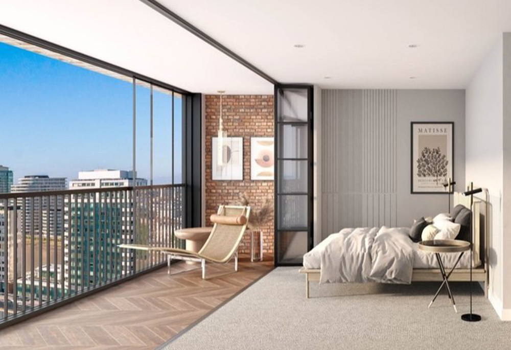 Bedroom view of Graphite Square Image 1