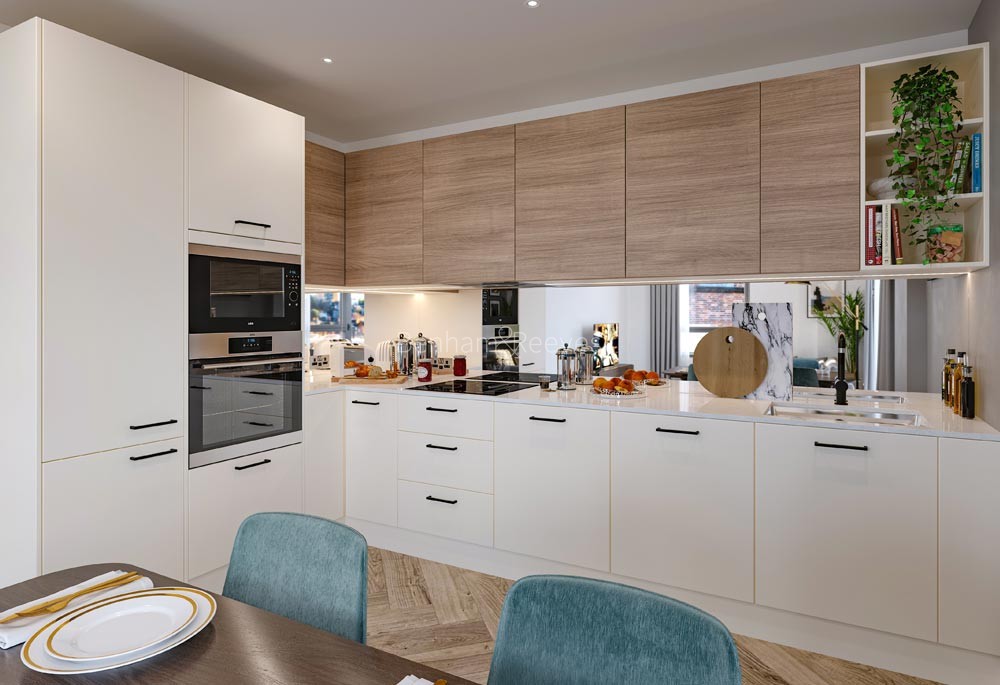 Kitchen view of London Square Greenwich Image 1