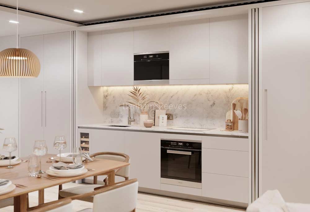 Kitchen view of Marylebone Square Image 1