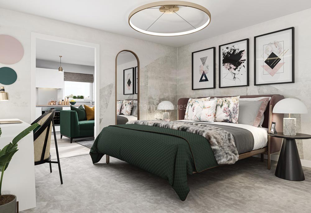 Bedroom view of New Market Place Image 1