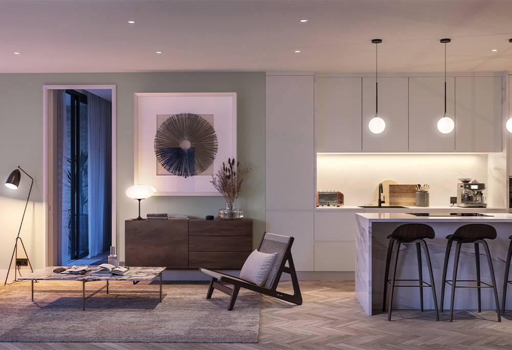 Kitchen view of One Cluny Mews Image 1