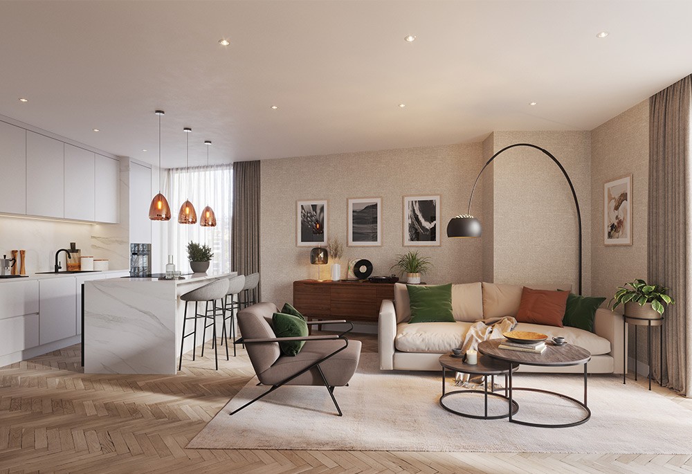 Reception view of One Cluny Mews Image 1