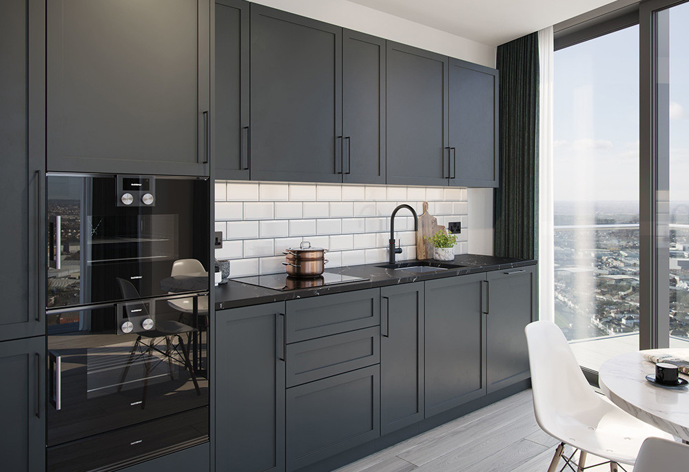 Kitchen view of One West Point Image 1