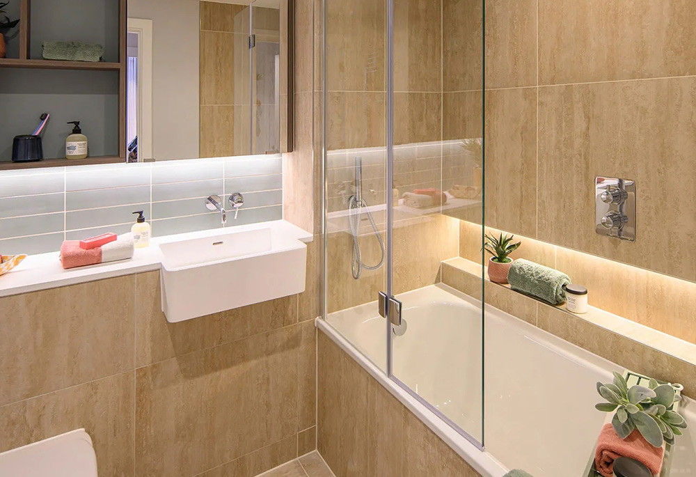 Bathroom view of Oval Village Image 1