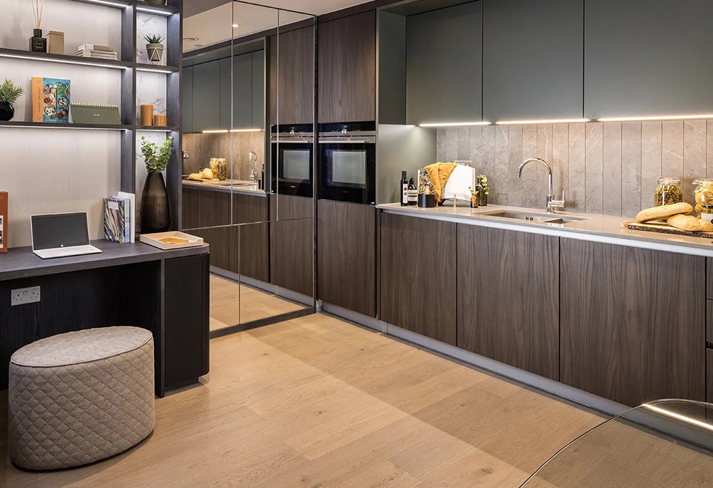 Kitchen view of Oval Village Image 3