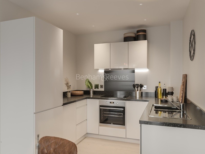 Kitchen view of Queensbury Square Image 1