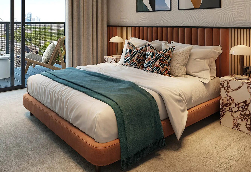 Bedroom view of Regent’s View Image 1