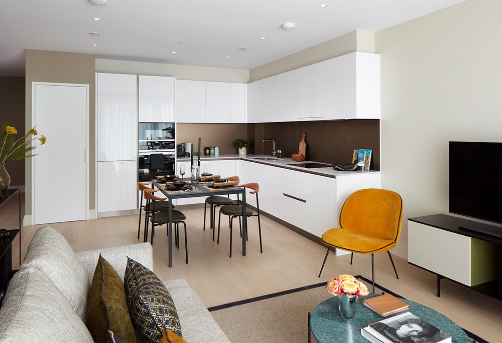 Kitchen view of Teddington Riverside Image 2
