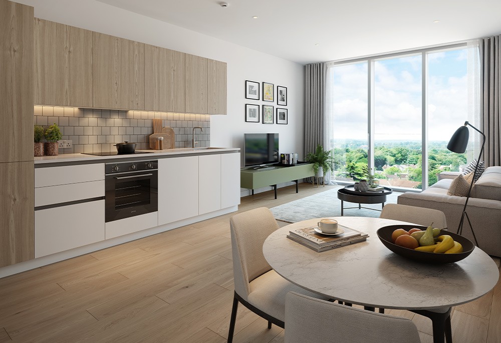 Kitchen view of The Clarendon Image 1