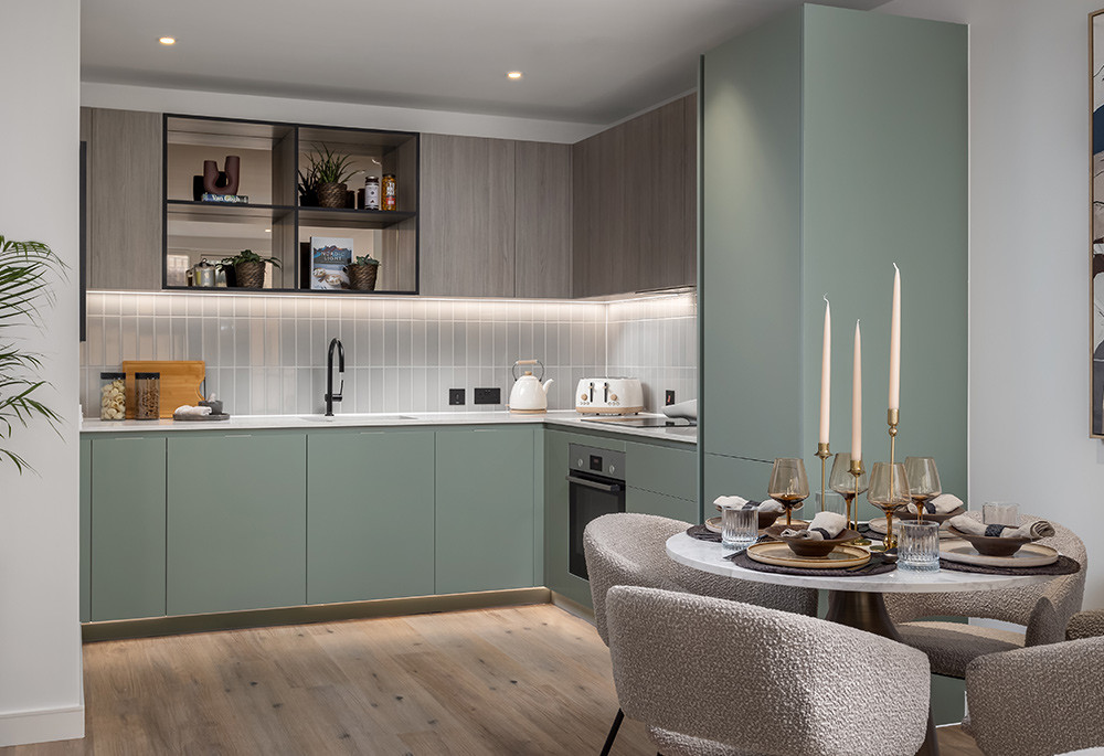 Kitchen view of The Green Quarter Image 2