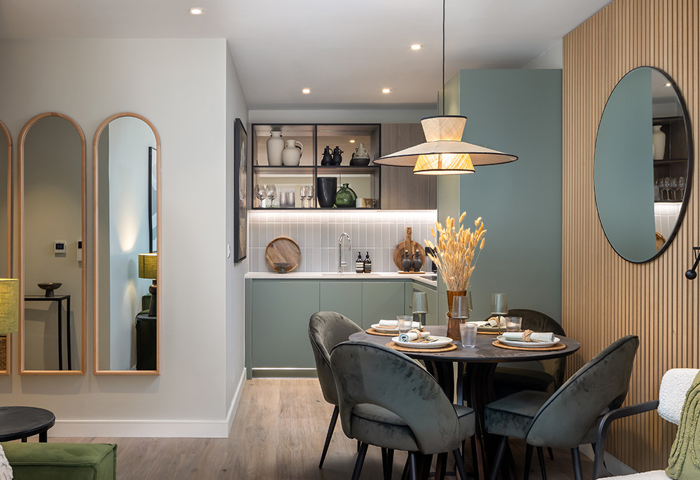 Kitchen view of The Green Quarter Image 1