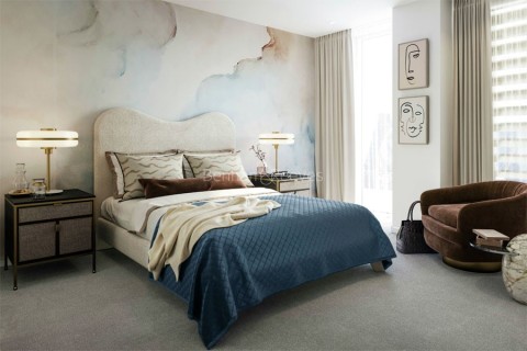 Bedroom view of The Silk District Image 2