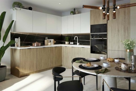 Kitchen view of The Silk District Image 1