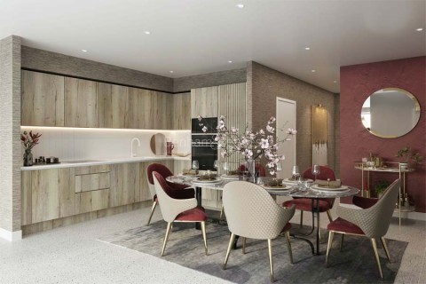 Kitchen view of The Silk District Image 2